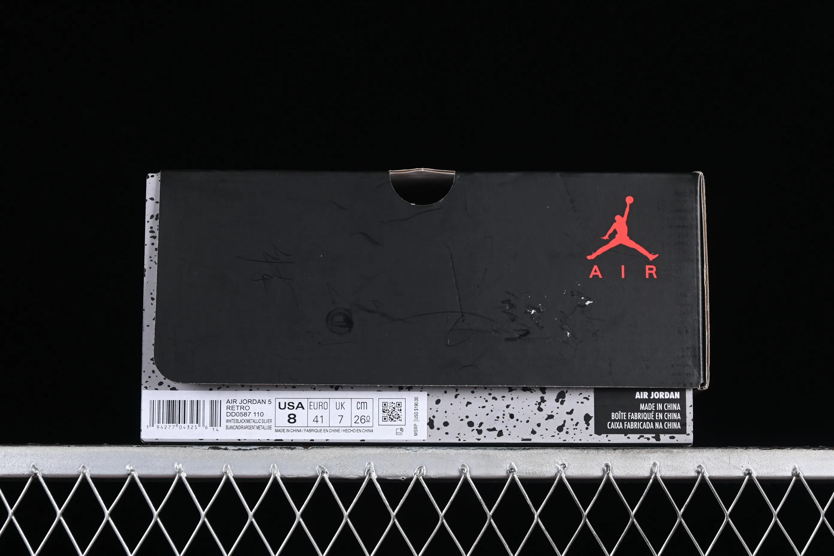 All categories Air Jordan Jordan series basketball shoes Air Jordan 5 Air Jordan 5 Retro AJ5 Joe 5 white black DD0587-110